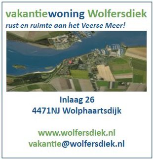vakantiewoning Wolfersdiek, rust en ruimte aan het Veerse Meer.
