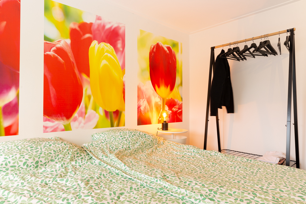 slaapkamer met twee bedden